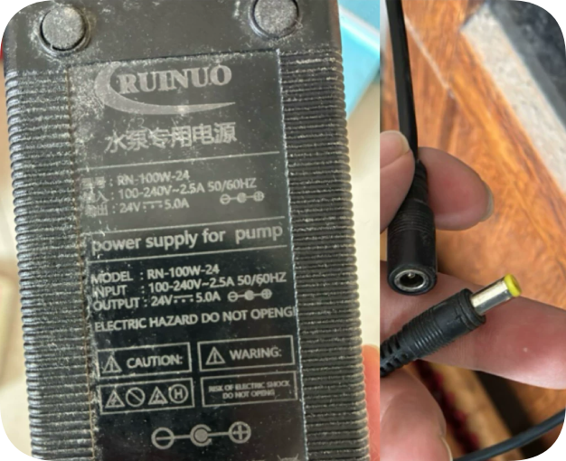 *Brand NEW*24 Volt 5 Amp Industrial Pump Power Adapter | Stable Replacement Power Supply Matches RUINUO RN-100
